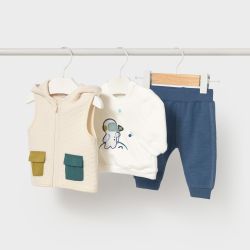 Tuta 3 pezzi neonato  –  New Born  –  2640-15