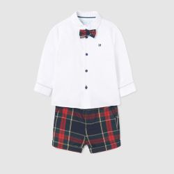 Completo di bermuda scozzese  –  Abel & Lula  –  5757-13