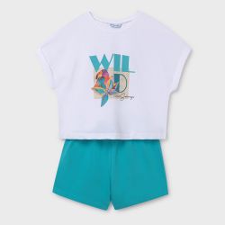 Completo pantaloncino ragazza  –  Mayoral  –  6221-25