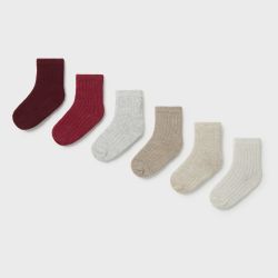 Set 6 calzini neonata  –  New Born  –  9110-16