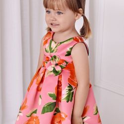 Vestito elegante stampato bimba  –  Abel & Lula  –  5021-24