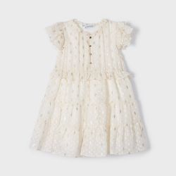 Vestito foil Oro  –  Mayoral  –  3927-23