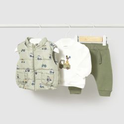 Tuta 3 pezzi neonato  –  New Born  –  2683-16