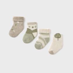 Set 4 calze neonata  –  New Born  –  9917-15