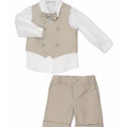 Completo elegante 4 pezzi neonato  –  Barcellino  –  120705