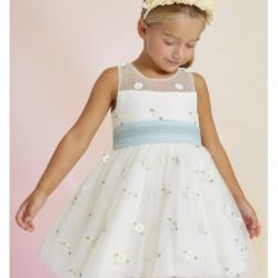Vestito ricamato bambina  –  Abel & Lula  –  5035-23