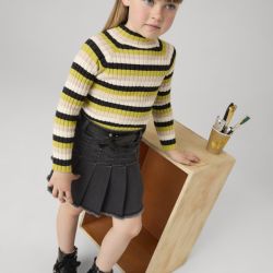 Gonna jeans con cintura bambina  –  Mayoral  –  4906-14