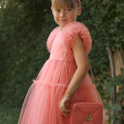 Vestito tulle ragazza  –  Abel & Lula  –  5047-24