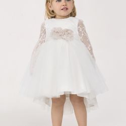 Vestito con ricamo bimba  –  Abel & Lula  –  5502-16