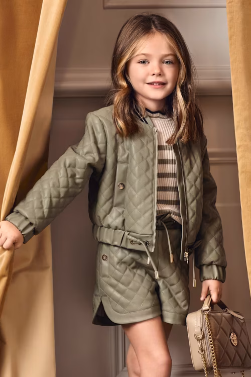 Giacca ecopelle ragazza -  Abel & Lula  -  5842-15