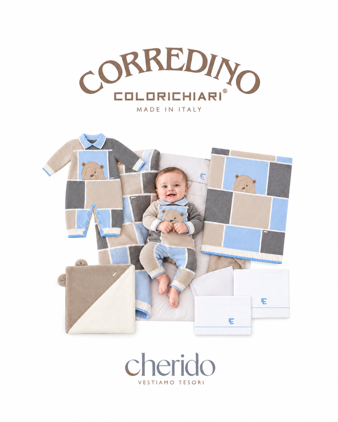 senza accento Set Corredino Neonato